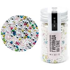 Посыпка MIXIE "Гирлянда на елке", 50 гр. Изображение Посыпка MIXIE "Гирлянда на елке", 50 гр.